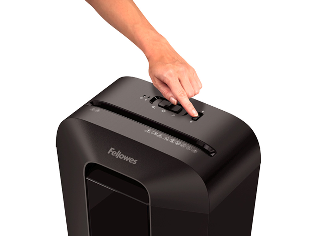 DESTRUCTORA DE DOCUMENTOS FELLOWES LX-70D CAPACIDAD 11H SEGURIDAD P4 DESTRUYE GRAPAS CLIPS Y TARJETA PAPELERA 18 L