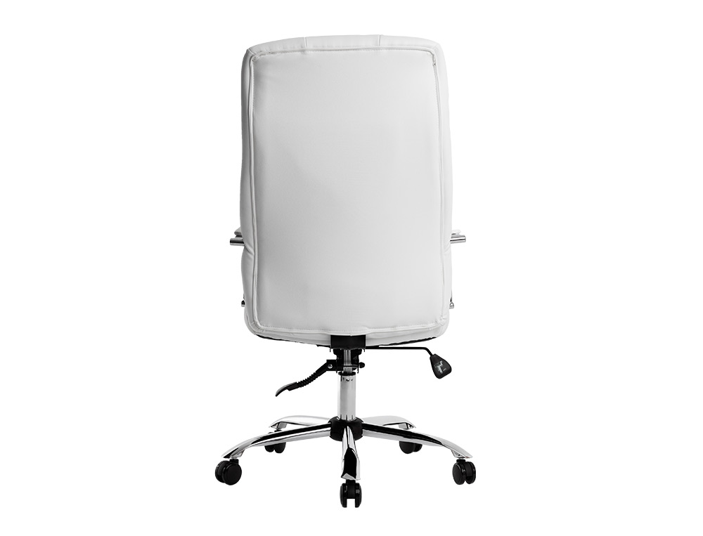 SILLA Q-CONNECT DIRECCION PIAV E SIMIL PIEL BASE METALICA ALT MAX 1250 ANC 610 PROF 700 MM RUEDAS PREMIUM COLOR BLANCO