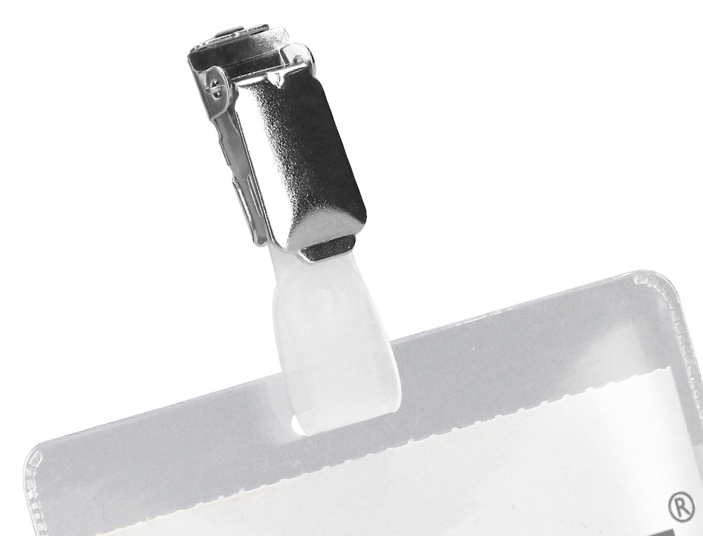 IDENTIFICADOR CON PINZA Q-CONNECT KF01560 60X90 MM CON APERTURA SUPERIOR