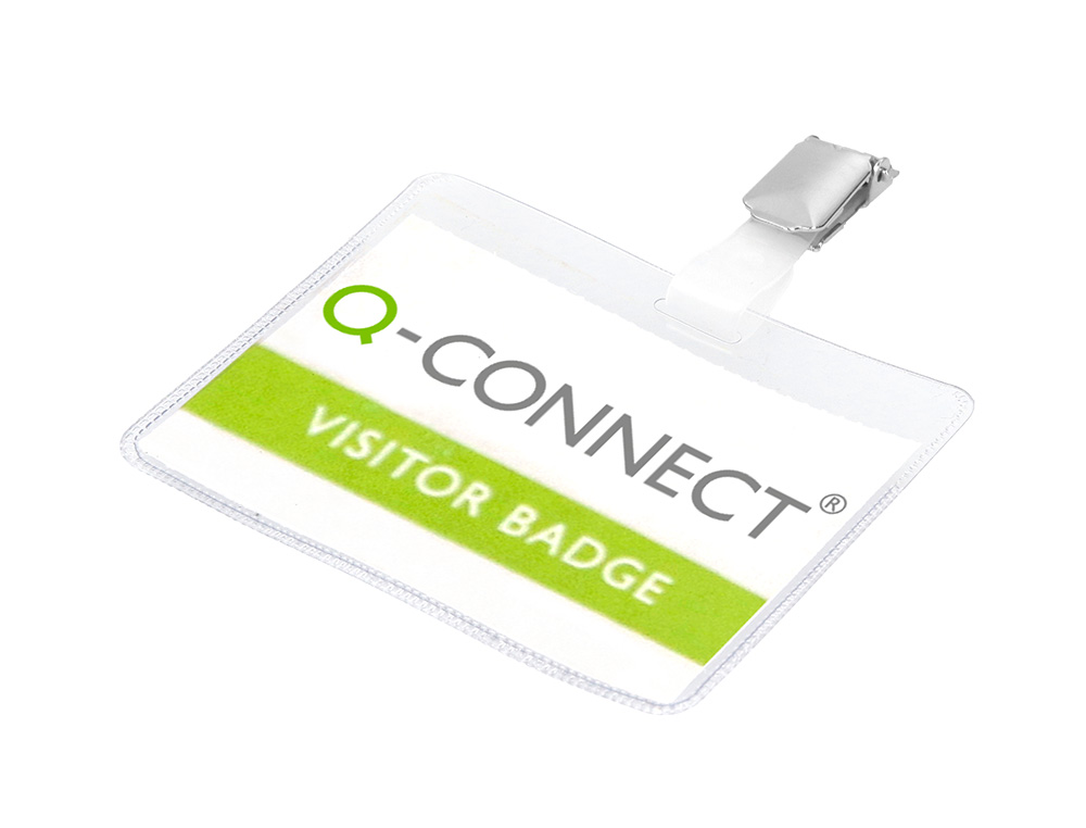 IDENTIFICADOR CON PINZA Q-CONNECT KF01560 60X90 MM CON APERTURA SUPERIOR