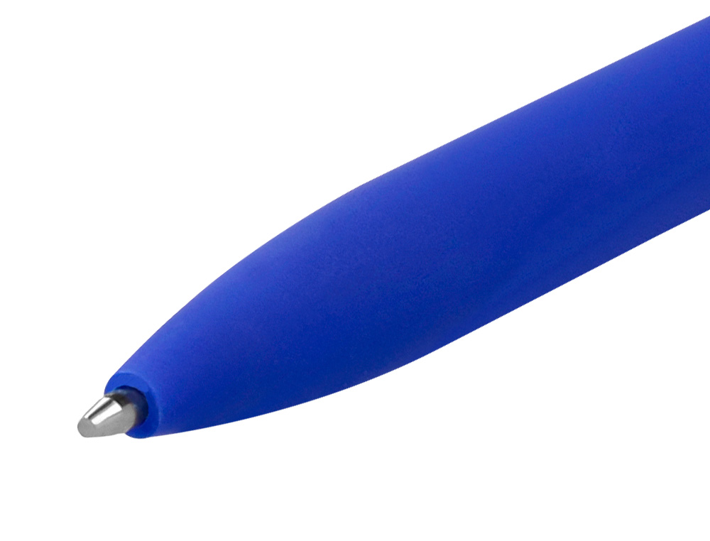 BOLIGRAFO LIDERPAPEL SOFT TOUCH RETRACTIL 1 MM TINTA AZUL